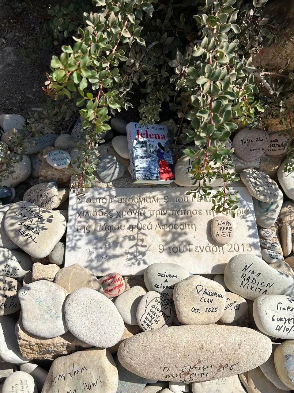 Contribution de Chypre Paphos rocher d'Aphodite Olenka octobre 2025 - 1